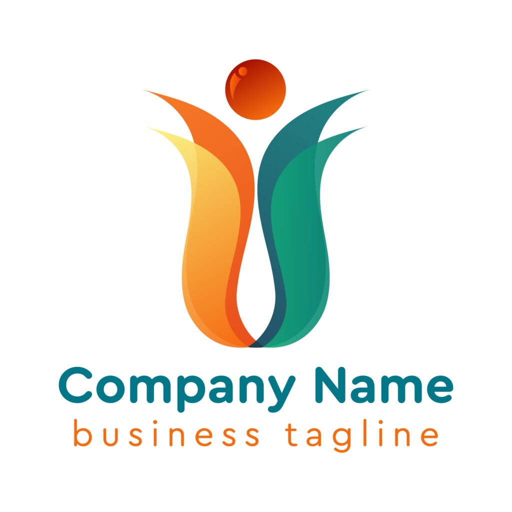 Human logo designer image