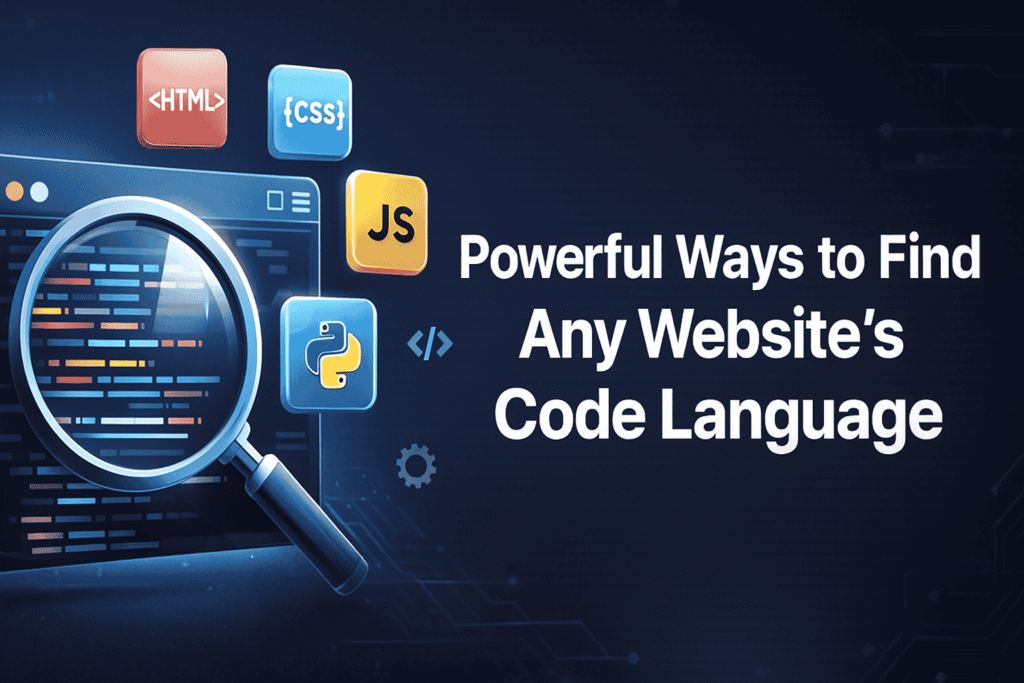 How to Find the Website Development Language